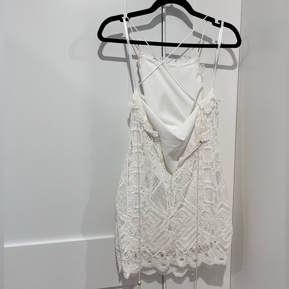 House of Harlow 1960 Scarlett Mini Dress in Ivory- size XS - Picture 5 of 7